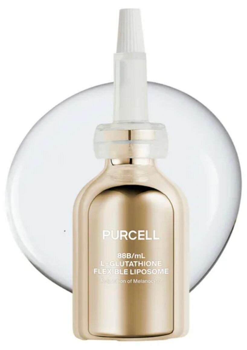 Ампульная антиоксидантная сыворотка против пигментации PURCELL 88B ml L Glutathione Flexible Liposome 30мл