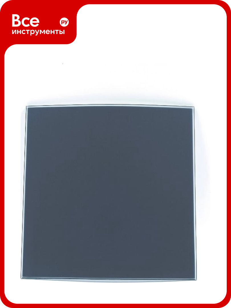 Лицевая панель SFERA для вентилятора SYSTEM+ 100 мм стекло черный матовый виенто SFERA glass 100black matte