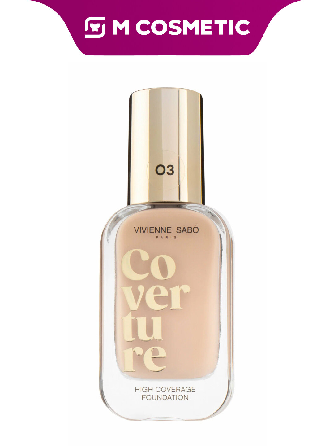 VIVIENNE SABO Coverture Тональный крем плотный т03 28мл