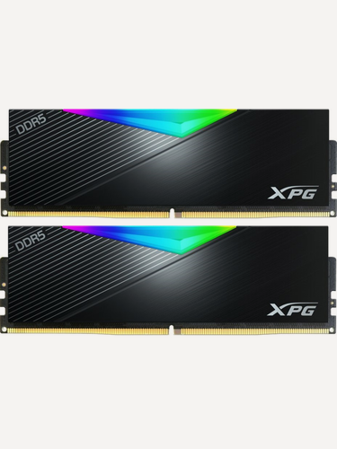 Изображение товара Память DDR5 2x32GB 6400MHz A-Data AX5U6400C3232G-DCLARBK XPG Lancer RGB RTL Gaming PC5-51200 CL32 DIMM 288-pin 1.35В kit dual rank с радиатором RTL