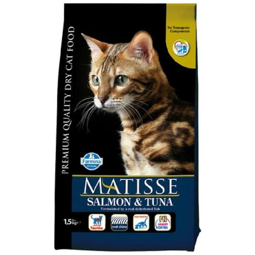 FARMINA Сухой корм для кошек Matisse лосось с тунцом 7142 1,5 кг 39065 (2 шт)