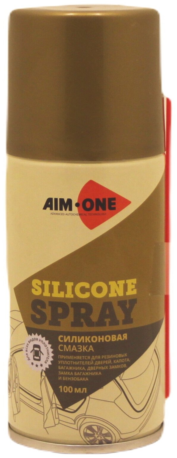 AIM-ONE Смазка силиконовая 100мл (аэрозоль). Silicone spray SS-100