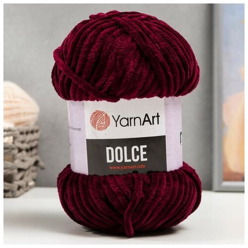 YarnArt Пряжа Dolce 100% микрополиэстер 120м/100гр (780 слива)