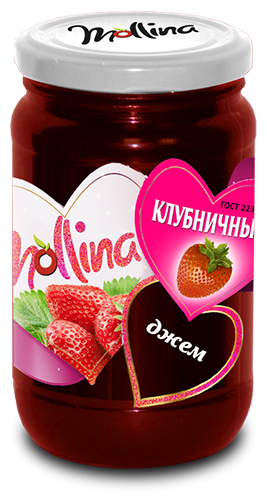Джем Mollina клубничный, 450 г