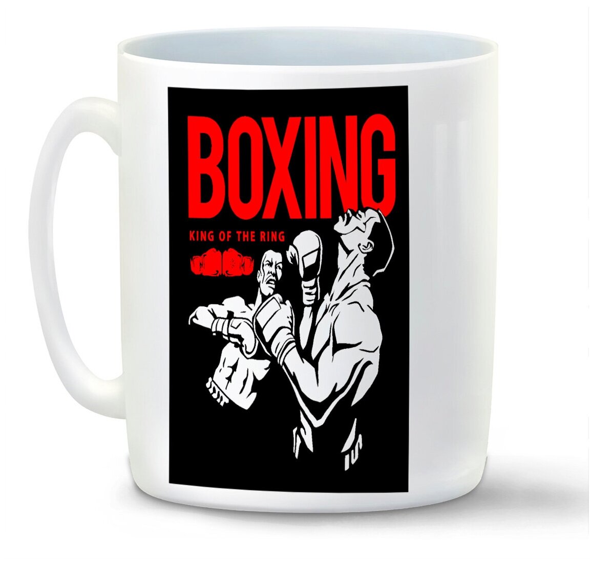 Кружка белая CoolPodarok Boxing (бокс)