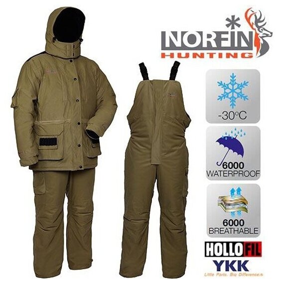 Костюм зимний Norfin Hunting WILD GREEN 01 размер S