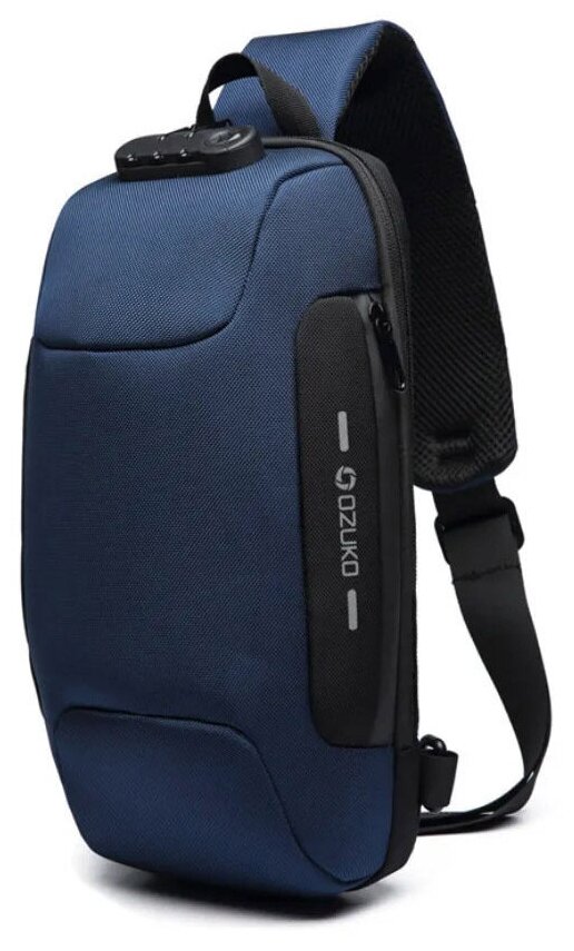 Рюкзак однолямочный Ozuko 9223 Blue