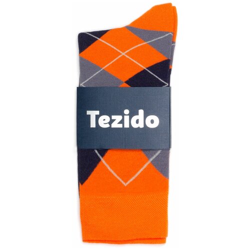фото Носки tezido, размер 41-46, оранжевый