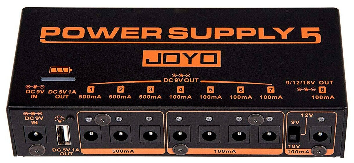 Блок питания для гитарных эффектов Joyo JP-05