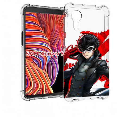 чехол mypads самбо для samsung galaxy xcover 5 задняя панель накладка бампер Чехол MyPads Persona 5 для Samsung Galaxy Xcover 5 задняя-панель-накладка-бампер