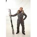 Комбинезон  для сноубординга, ветрозащитный, мембранный, размер 42-170, серый