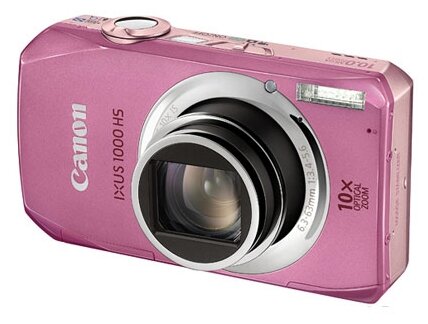 Фотоаппарат Canon Digital IXUS 1000 HS,розовый