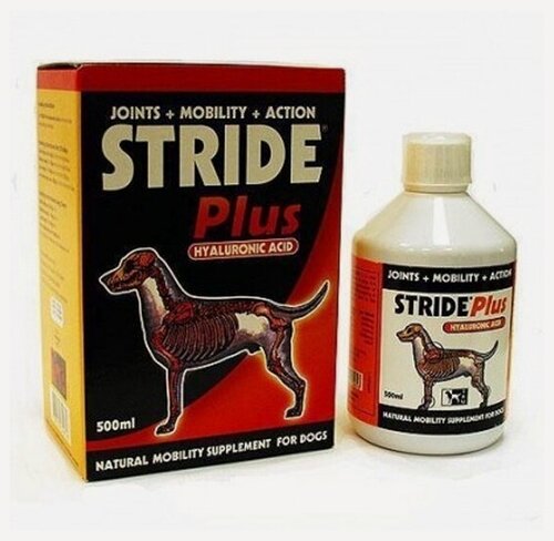 Изображение товара Препарат для собак Stride Страйд Плюс TRM Профилактика и лечение заболеваний суставов, 500мл