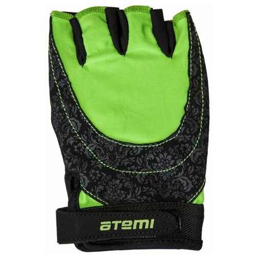 Перчатки ATEMI AFG06 M черный/зеленый