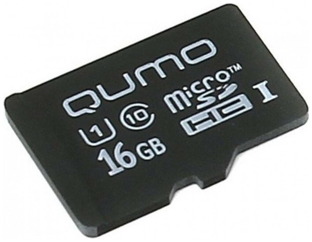 Карта памяти 16GB Qumo MicroSDHC Class 10 UHS-I - фото №1