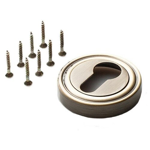 Накладка на цилиндр TIXX Elegance, бронза античная