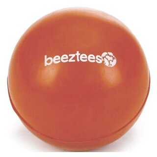 Игрушка Beeztees Мяч для собак литая резина оранжевый 6,5см 625902
