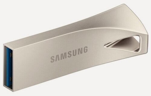 Изображение товара USB флешка Samsung 128Gb Bar plus silver USB 3.1 Gen 1 (USB 3.0)