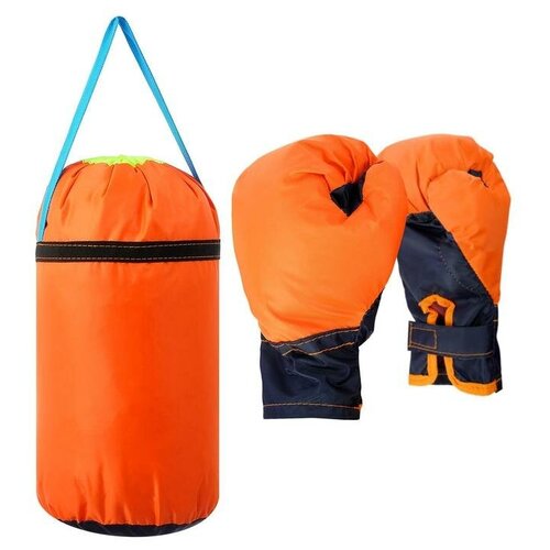 Детский боксёрский набор малый (перчатки+ груша d20 h35см), цвет микс боксёрский мешок 140 см резиновый текстиль пвх груша