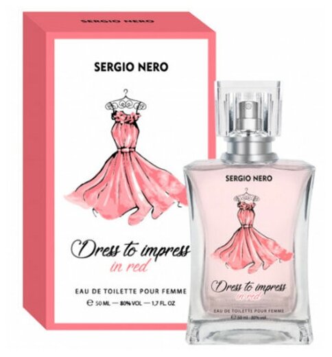 Sergio Nero Туалетная вода для женщин Dress To Impress In Red, 50 мл