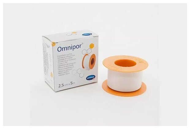 Пластырь Paul Hartmann (Пауль Хартманн) Omnipor из нетканого материала гипоаллергенный 500x2,5 см. белый Пауль Хартманн АГ - фото №10