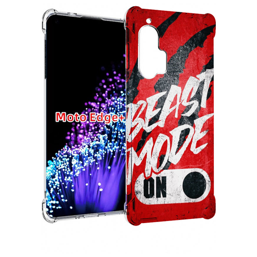 Чехол MyPads BEAST inside You для Motorola Edge+ Plus задняя-панель-накладка-бампер чехол mypads beast inside you для motorola edge plus задняя панель накладка бампер