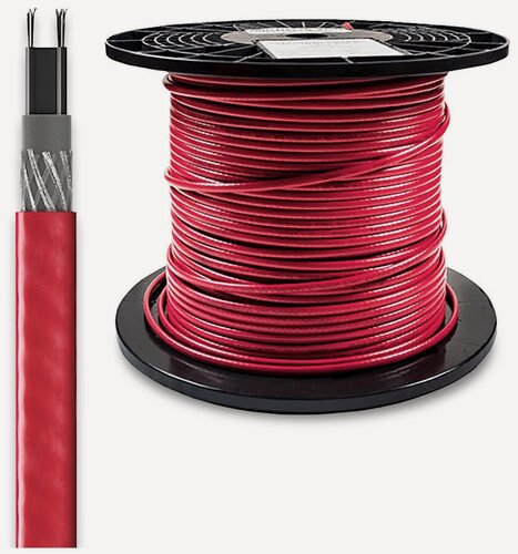 Изображение товара Саморегулирующийся греющий кабель в трубу Nunicho 15вт/м на отрез 50м