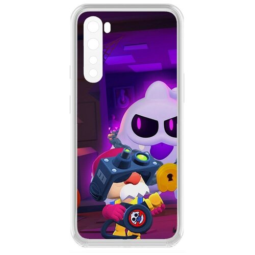 силиконовый чехол накладка krutoff clear case brawl stars охотник за скуиками гэйл для huawei y5p Силиконовый чехол / накладка Krutoff Clear Case Brawl Stars-Охотник за Скуиками Гэйл для OnePlus Nord