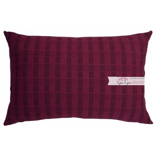 Наволочка 40х60 на молнии, рисунок Клеточка, трикотаж 100% хлопок 145 г/м2, Купи в дом – онлайн