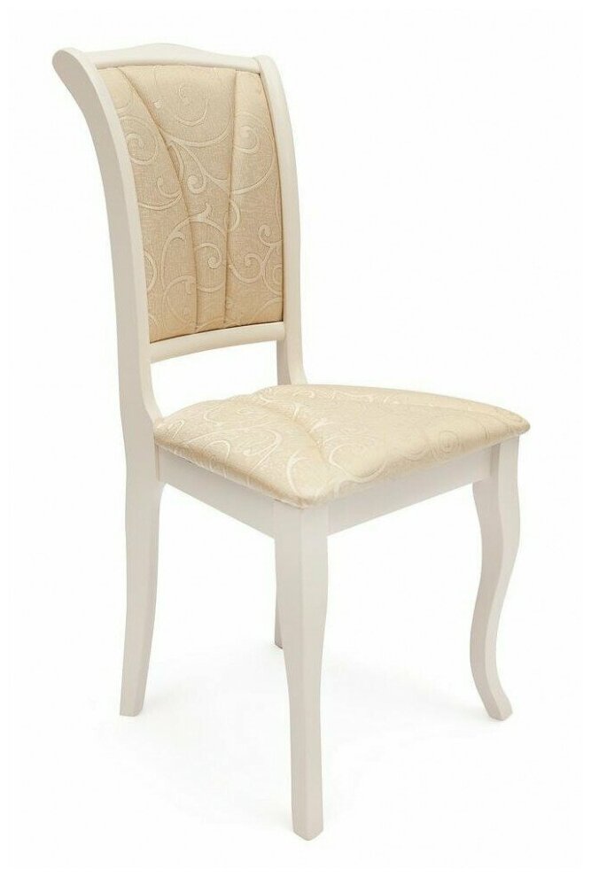 Стул обеденный Tetchair Opera ( OP-SC ), Бежевая ткань, ivory white (слоновая кость) 2 шт/уп