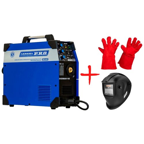 Сварочный аппарат инверторного типа Aurora OVERMAN 185 Маска сварочная Хамелеон и Краги 3430000₽