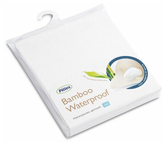 Наматрасник PLITEX Bamboo Waterproof Lux Oval непромокаемый 1250х650-750х80 - фотография № 6