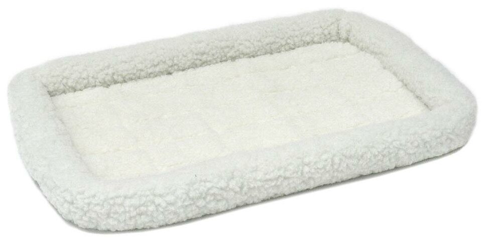 MidWest лежанка Pet Bed флисовая 60х45 см белая - фотография № 12