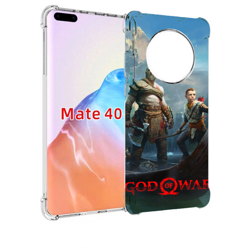 Чехол MyPads God Of War Кратос Атрей для Huawei Mate 40 / Mate 40E задняя-панель-накладка-бампер