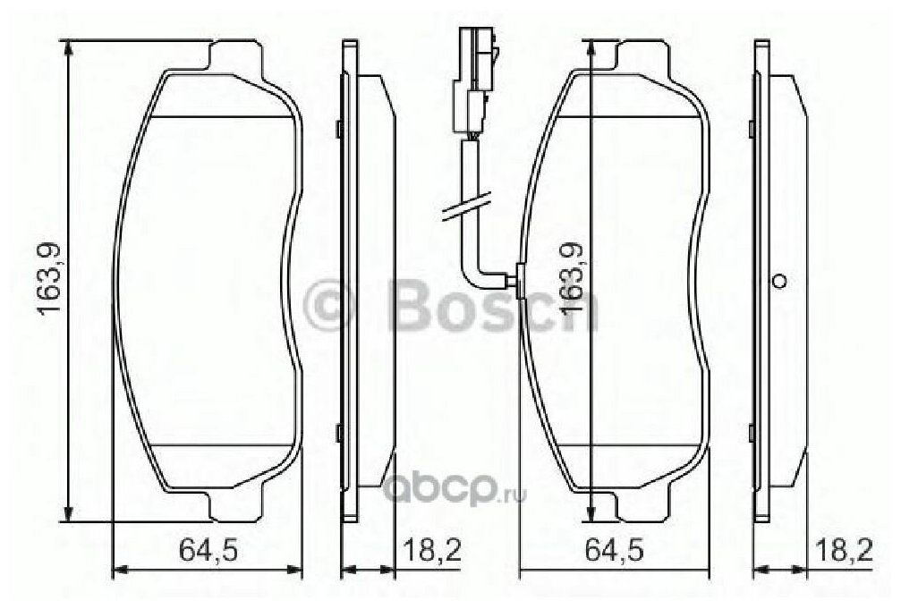 Тормозные колодки Bosch - фото №8