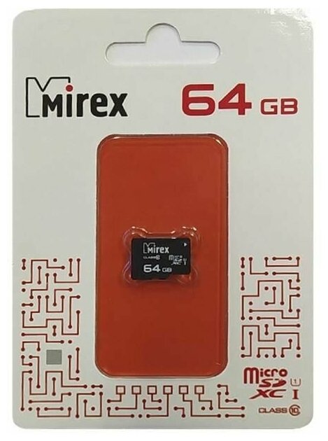 Карта памяти MIREX Micro SDХC MC10SD64 64GB - фото №6