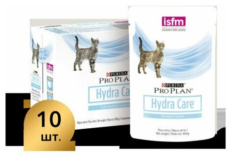 Pro Plan Veterinary Diets / Паучи Hydra Care для взрослых кошек, способствующий увеличению потребления воды, 85г х 10шт - фотография № 12