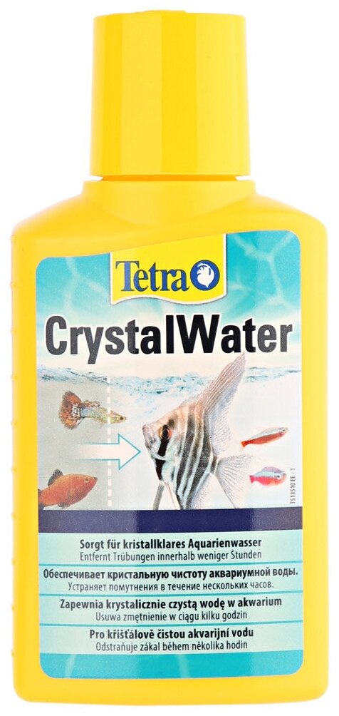 TetraAqua CrystalWater Препарат для подготовки кристально чистой воды 100мл
