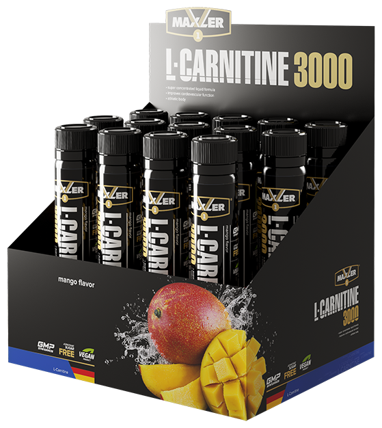 MAXLER EU L-Carnitine 3000 14x25ml (Mango Flavor)