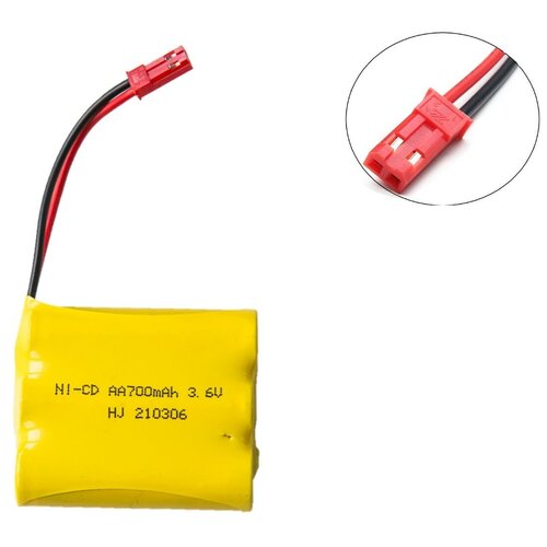 Аккумулятор NI-CD 3.6V 700MAH форма FLATPACK разъем JST