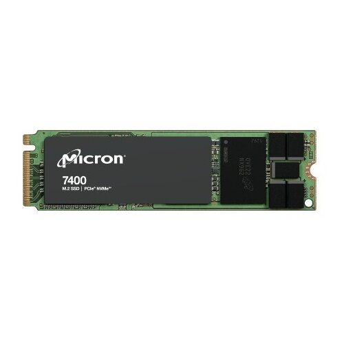 Crucial Твердотельный накопитель Micron SSD 7400 MAX 400GB M222x80mm NVMe PCIe 40 x4 3D TLC RW 4400530MBs IOPs 120 00055 000 TBW 2100 DWPD 29 12 мес 1611000₽