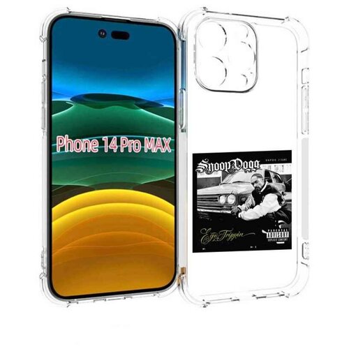Чехол MyPads Snoop Dogg EGO TRIPPIN’ для iPhone 14 Pro Max задняя-панель-накладка-бампер