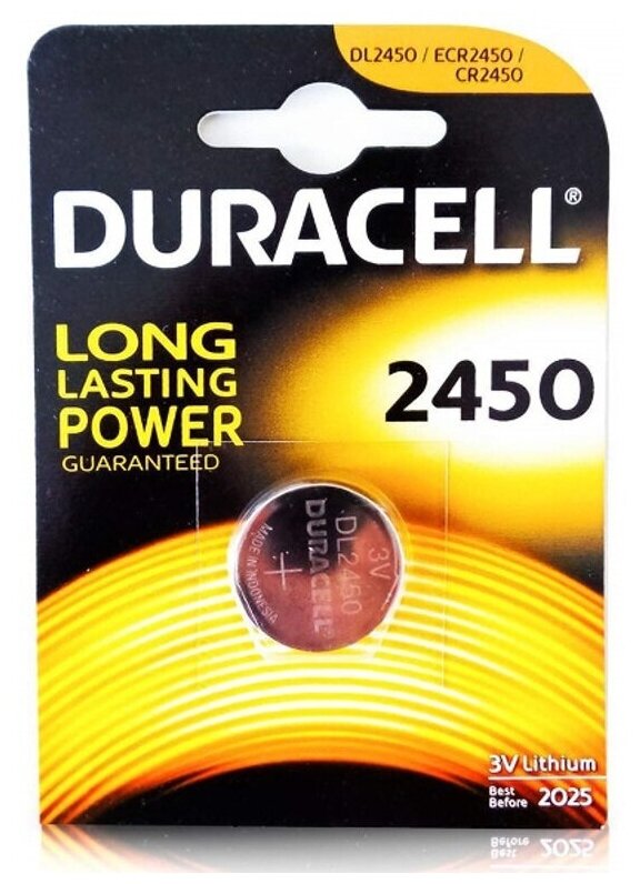 Батарейка Duracell CR2450 литиевая 1 шт. - фото №13