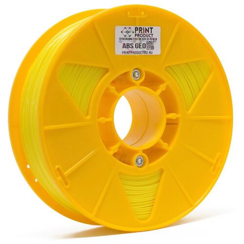 ABS GEO желтый, 1000 гр, 1,75мм, пластик PrintProduct для 3D-принтера