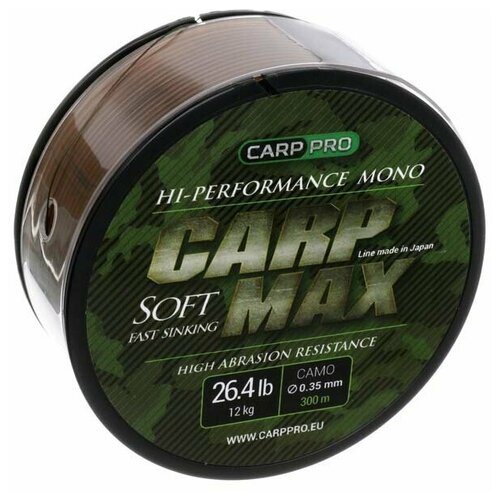 леска carp pro carp max camo 600м 0 35мм Леска Carp Pro Carp Max Camo 300м 0.35 мм