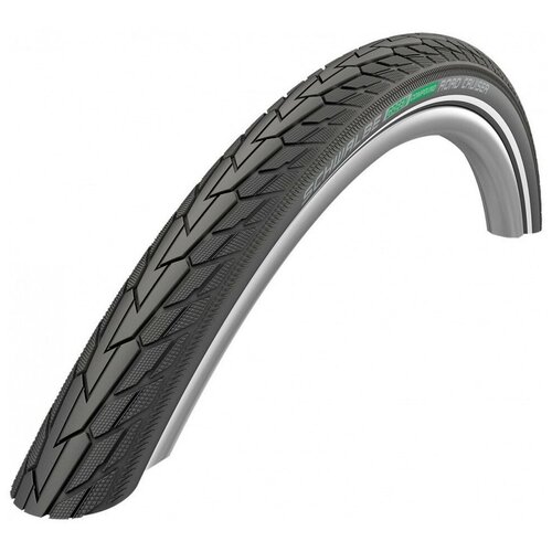 фото Покрышка 28x1.60/700х40с (42-622) 05-11101306 road cruiser k-guard, twinskin b/b+rt (светоотражающая полоса) hs484 green 50epi schwalbe