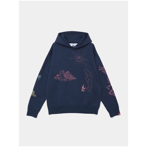 Худи Jungles Jungles Paradise Plateau Hoodie, синий, L