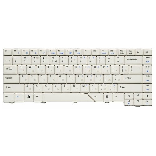 Клавиатура для ноутбуков Acer Aspire 4220, 4310, 4315, 4520, 4710, 4720, 4920, 5220, 5310, 5315, 5520, 5710, 5920 RU, White