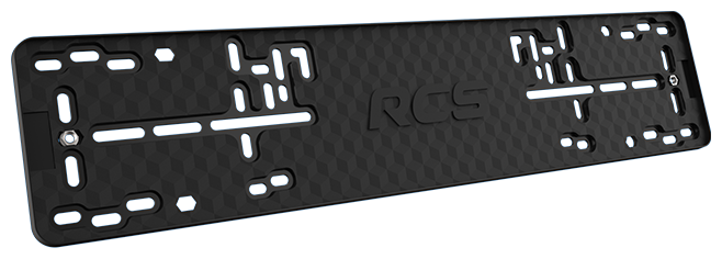 Рамка для номера RCS - Light черный
