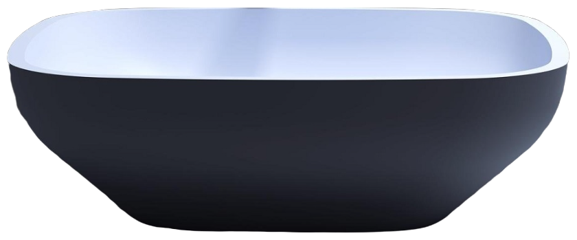 Раковина GLORIA 08 матовая накладная из искусственного камня, без отверстия под смеситель, без донного клапана - фотография № 1